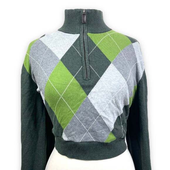 y2k plaid crop top | gilmore girls inspo | fall outfits | size large - Picture 2 of 10